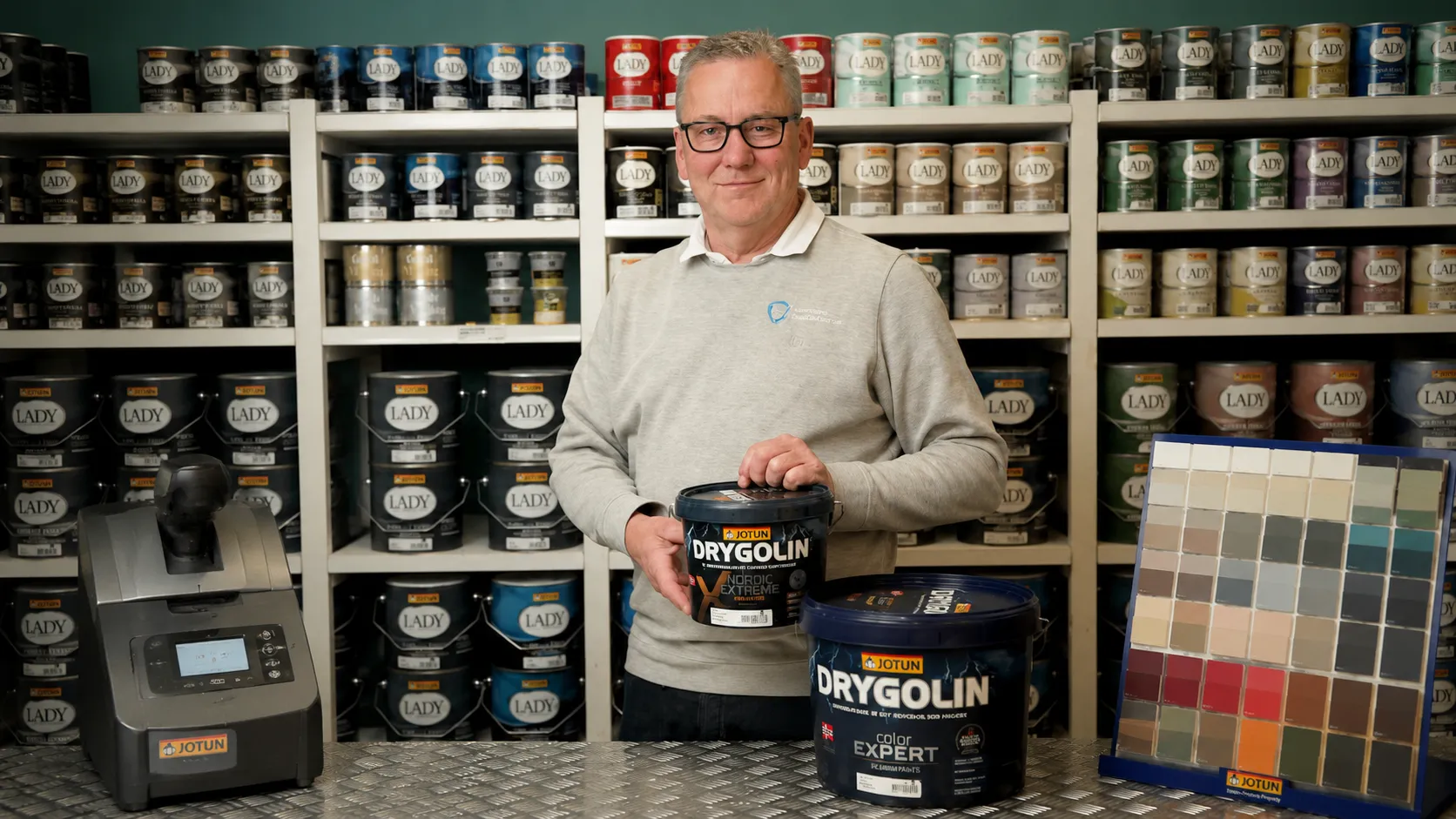 Bjarne maler Nordfyn