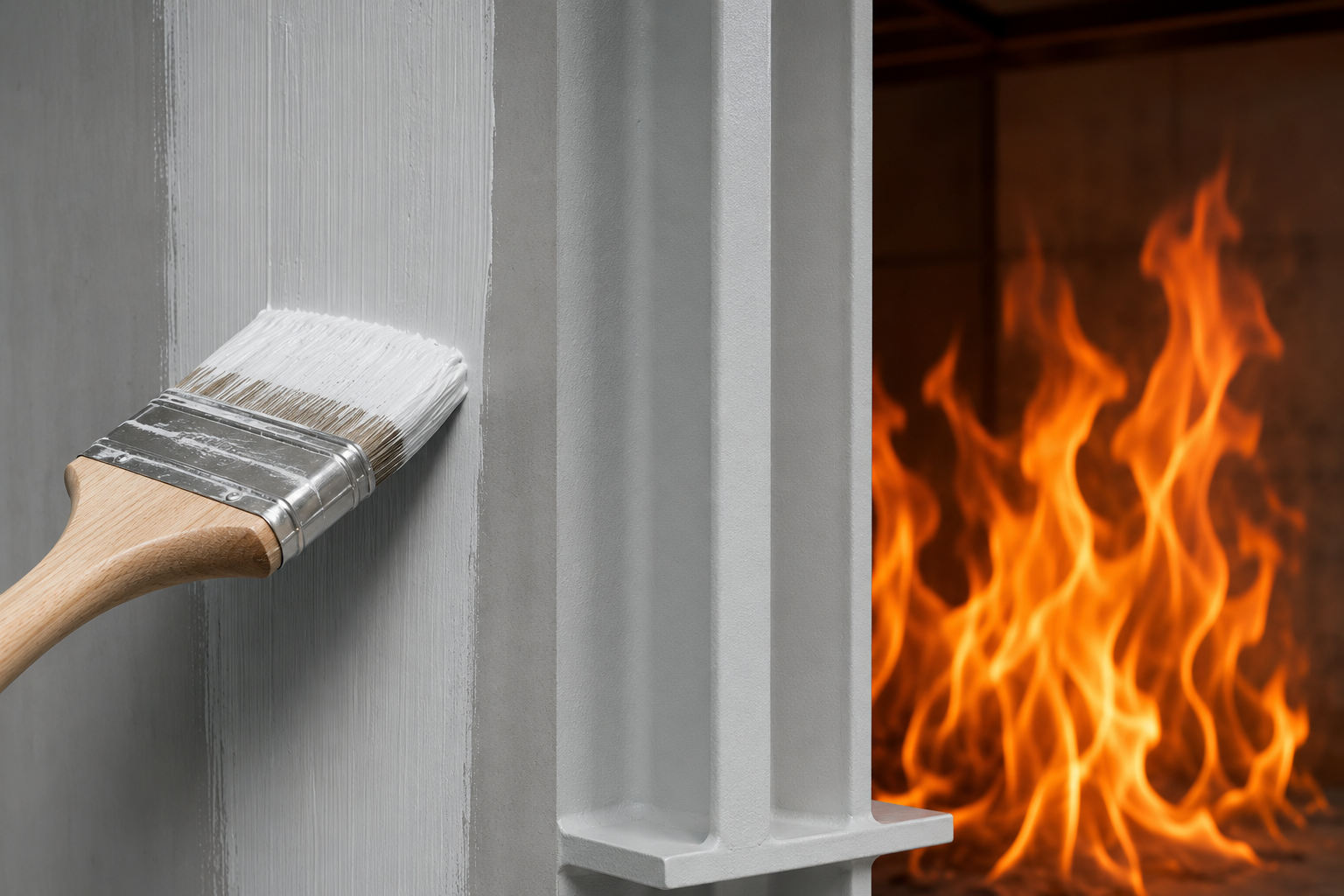 Brandhaemmende maling